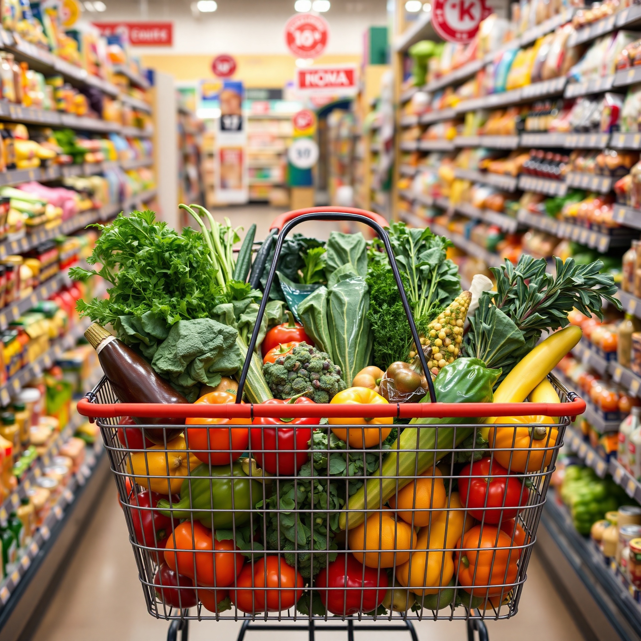 Professional woman reviewing monthly budget spreadsheet at desk with calculator and coffee cup